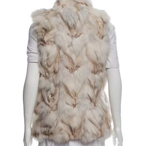 Jocelyn Cream Faux Fur Vest